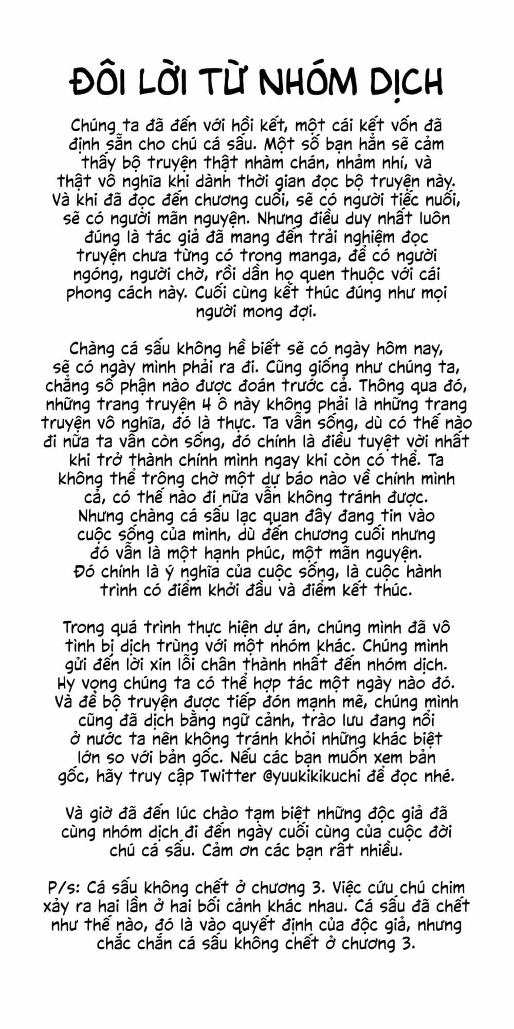100 Ngày Nữa Con Cá Sấu Này Sẽ Chết - Chương 100 - End - ảnh 6