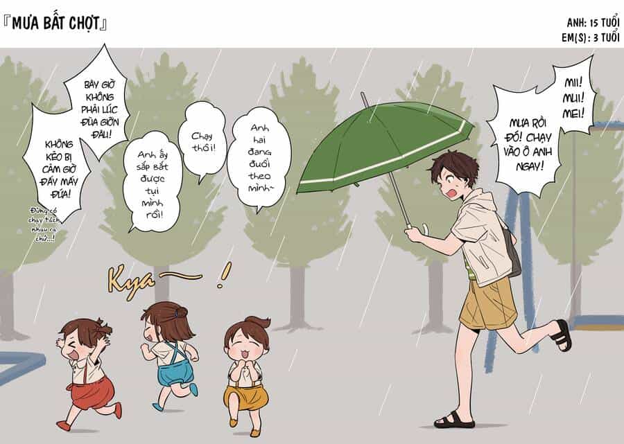 Anh Trai Cùng 3 Cô Em Gái Sinh Ba - Chương 15 - ảnh 1