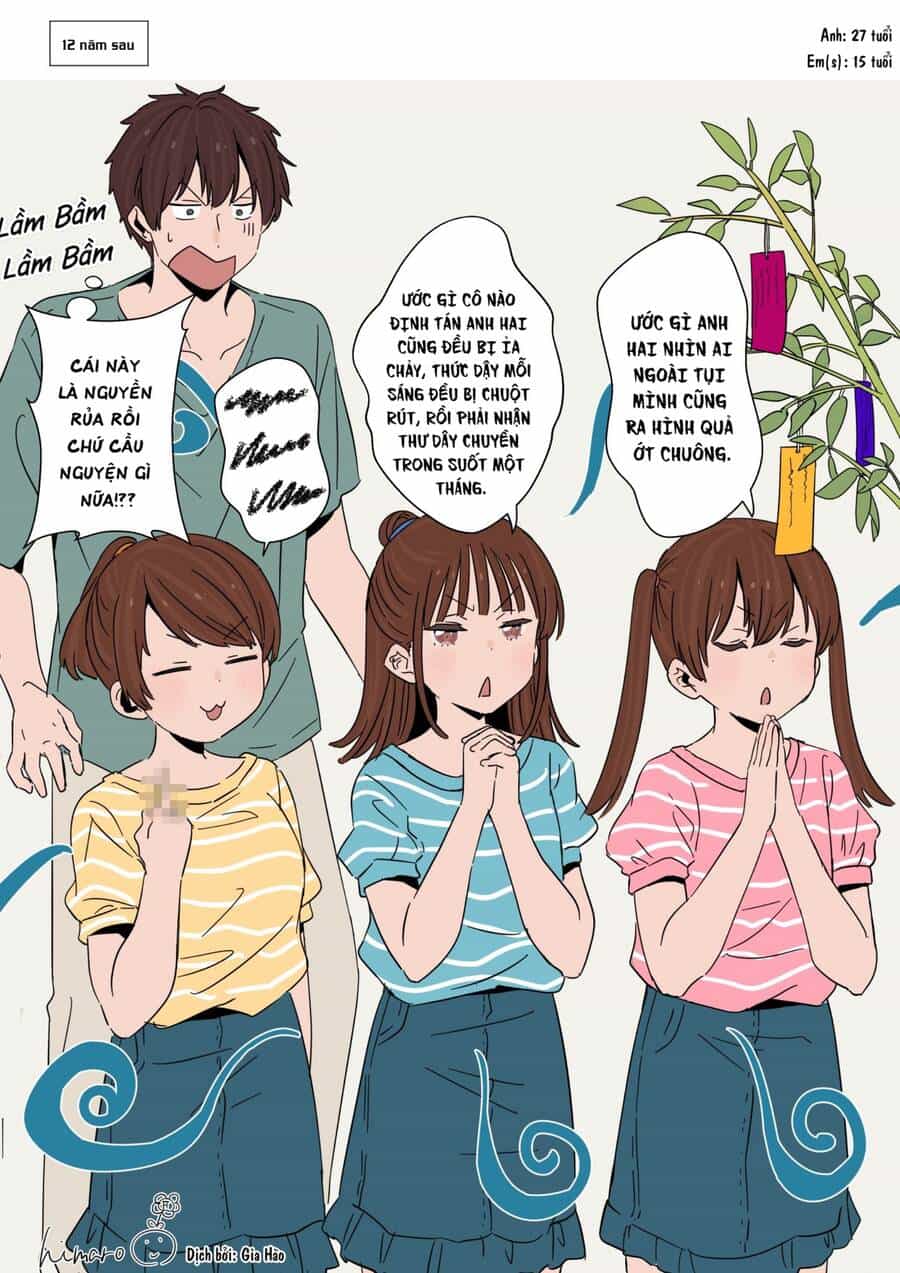 Anh Trai Cùng 3 Cô Em Gái Sinh Ba - Chương 18 - ảnh 2