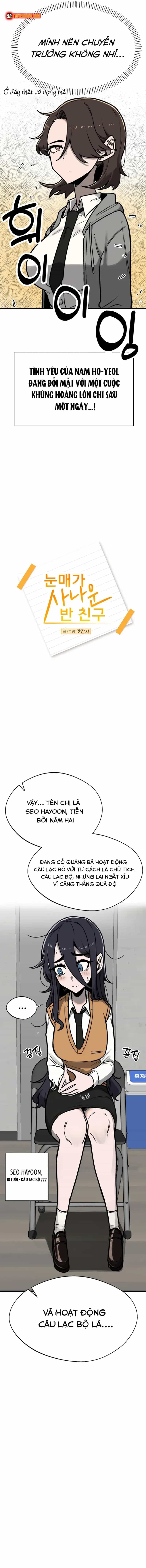 Bạn Cùng Lớp Có Ánh Mắt Dữ Dằn - Chương 5 - ảnh 5