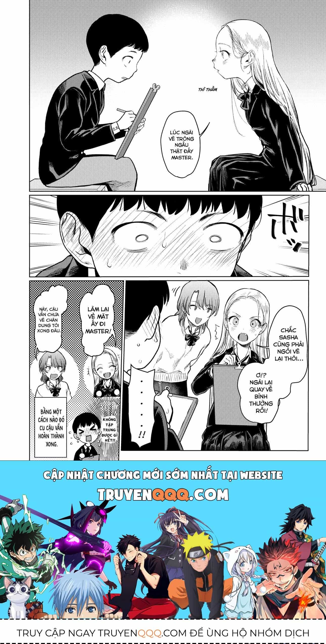 Bé Sơ Trung Sasha Và Thằng Bạn Otaku Cùng Lớp - Chương 8.5 - ảnh 10