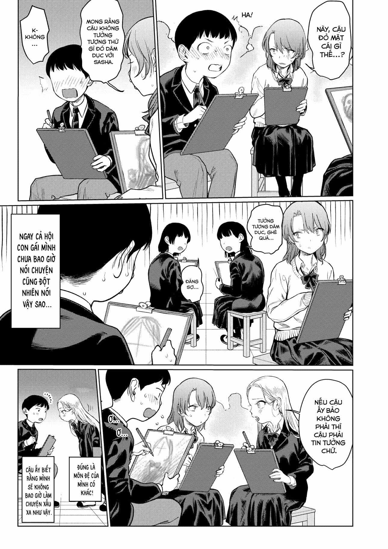 Bé Sơ Trung Sasha Và Thằng Bạn Otaku Cùng Lớp - Chương 8.5 - ảnh 5