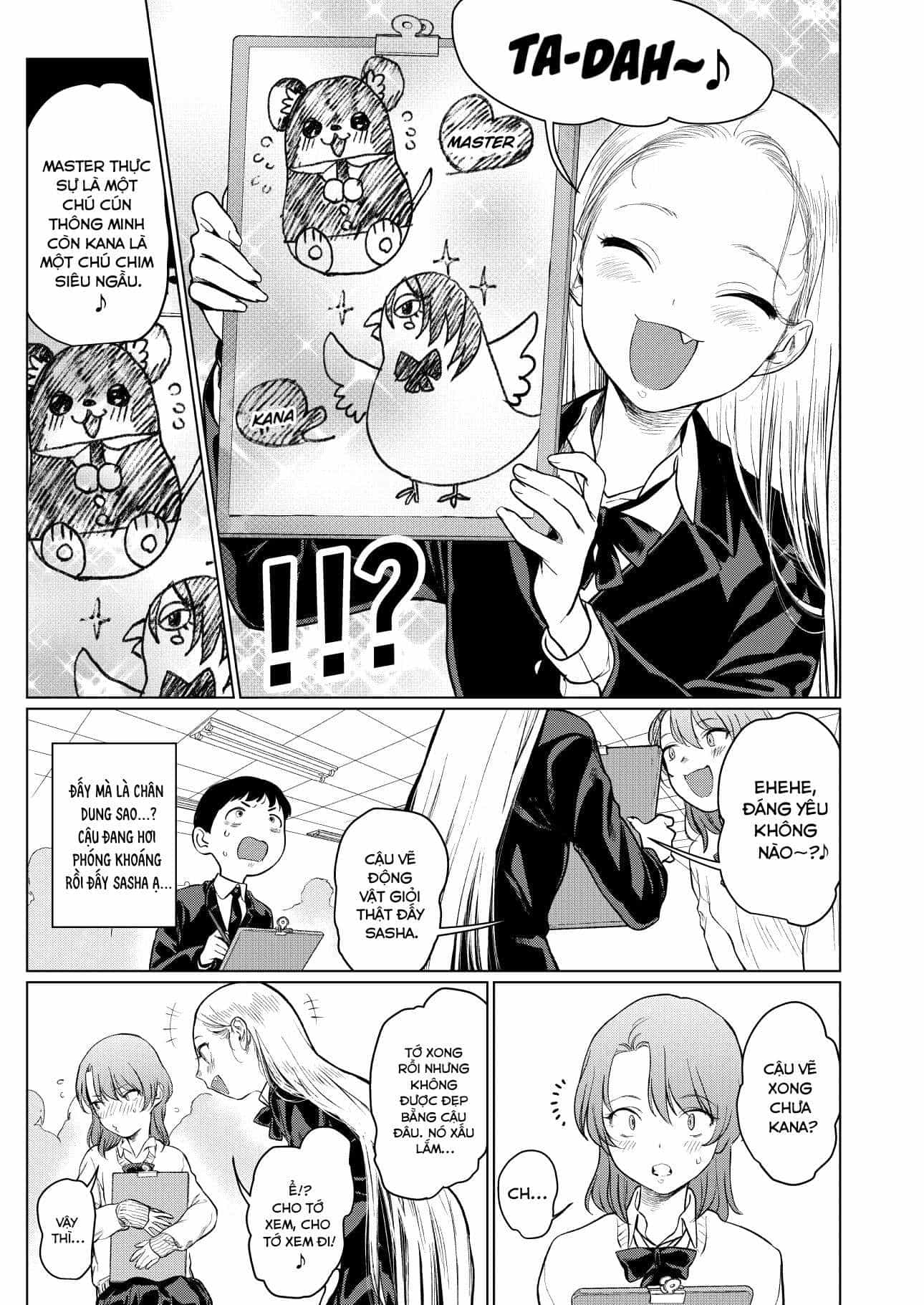 Bé Sơ Trung Sasha Và Thằng Bạn Otaku Cùng Lớp - Chương 8.5 - ảnh 7