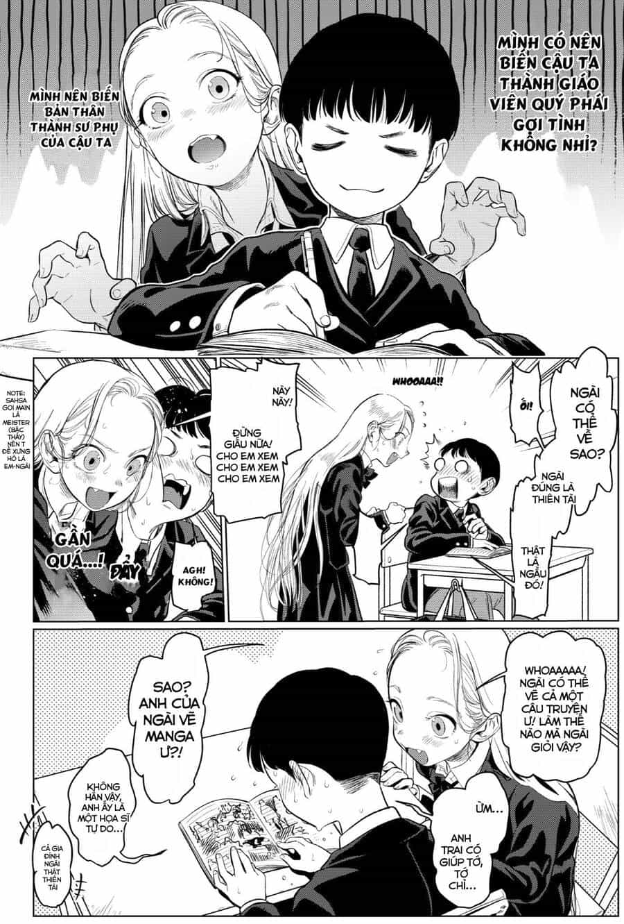 Bé Sơ Trung Sasha Và Thằng Bạn Otaku Cùng Lớp - Chương 3 - ảnh 2