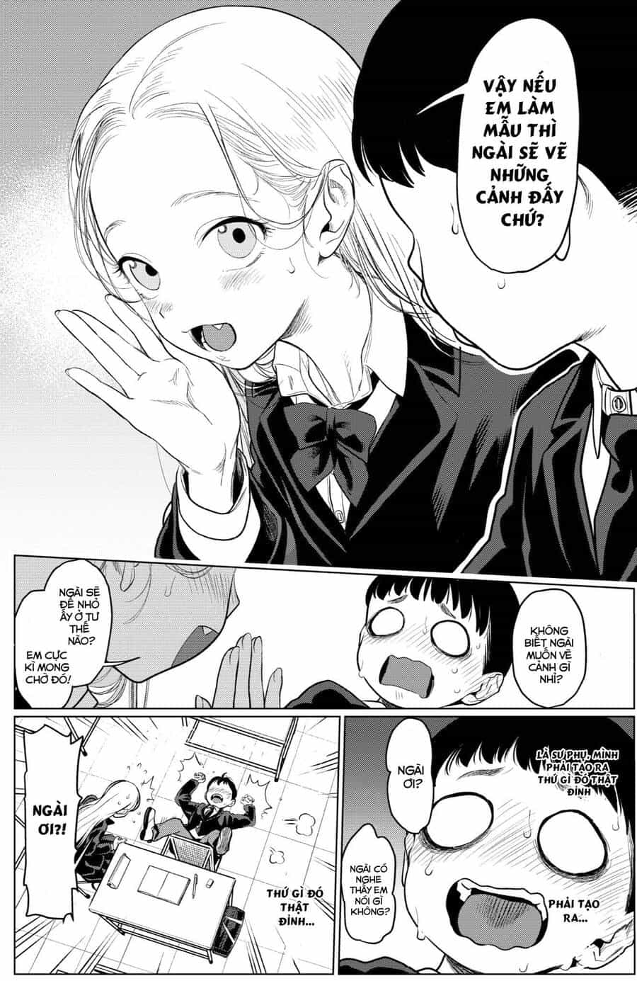 Bé Sơ Trung Sasha Và Thằng Bạn Otaku Cùng Lớp - Chương 3 - ảnh 4