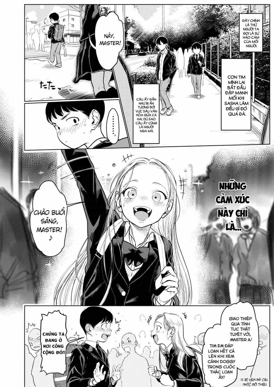 Bé Sơ Trung Sasha Và Thằng Bạn Otaku Cùng Lớp - Chương 6 - ảnh 4