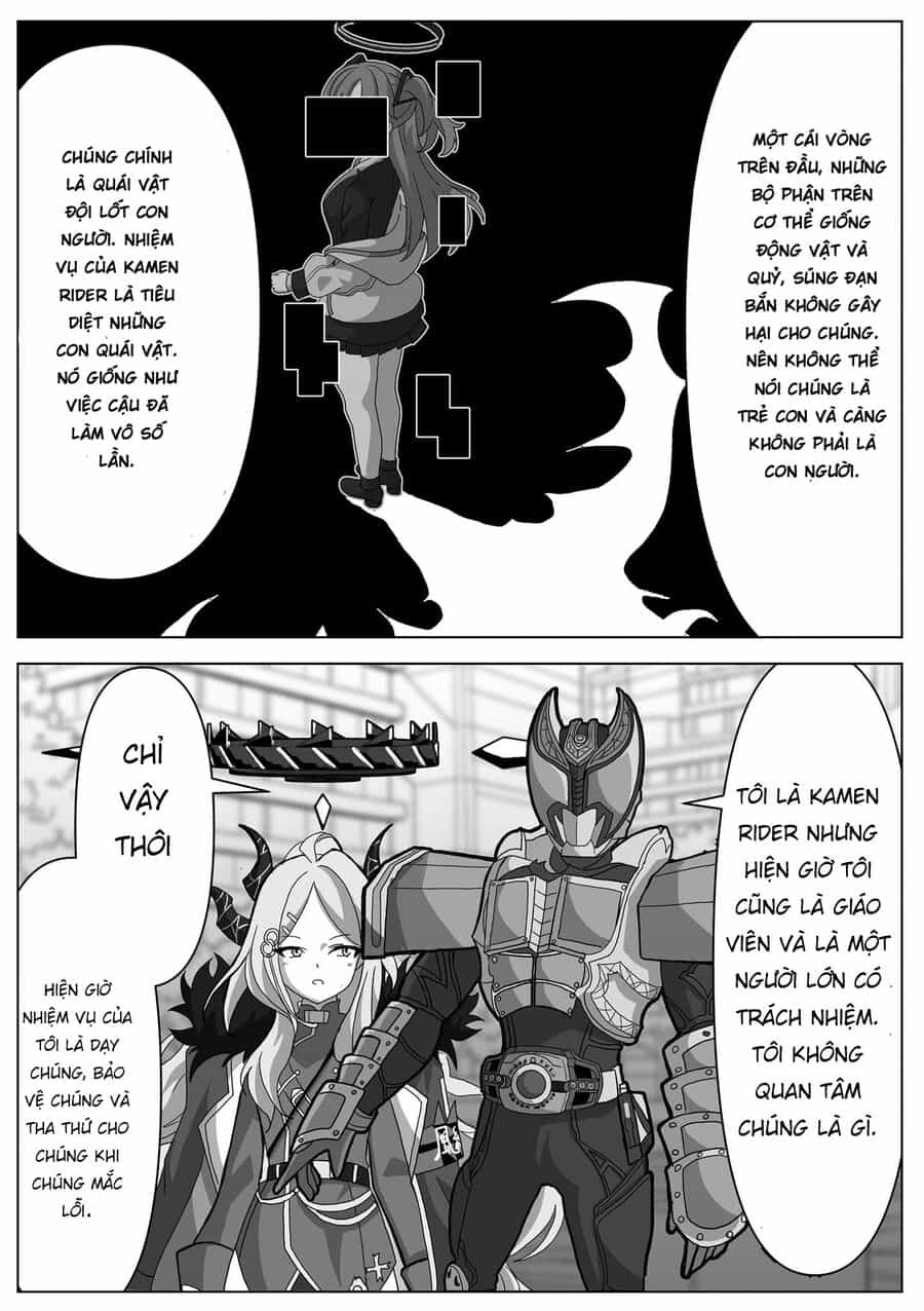 Blue Archive X Kamen Rider Decade - Câu Chuyện Về Thầy Giáo Schale Kadoya Tsukasa - Chương 7 - ảnh 5