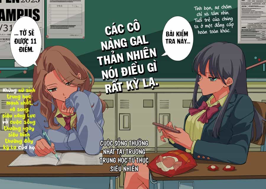 Các Cô Nàng Gal Luôn Nói Những Điều Phi Thường: Cuộc Sống Thường Nhật Của Tôi Tại Trung Học Tư Thục Siêu Nhiên - Chương 1 - ảnh 2