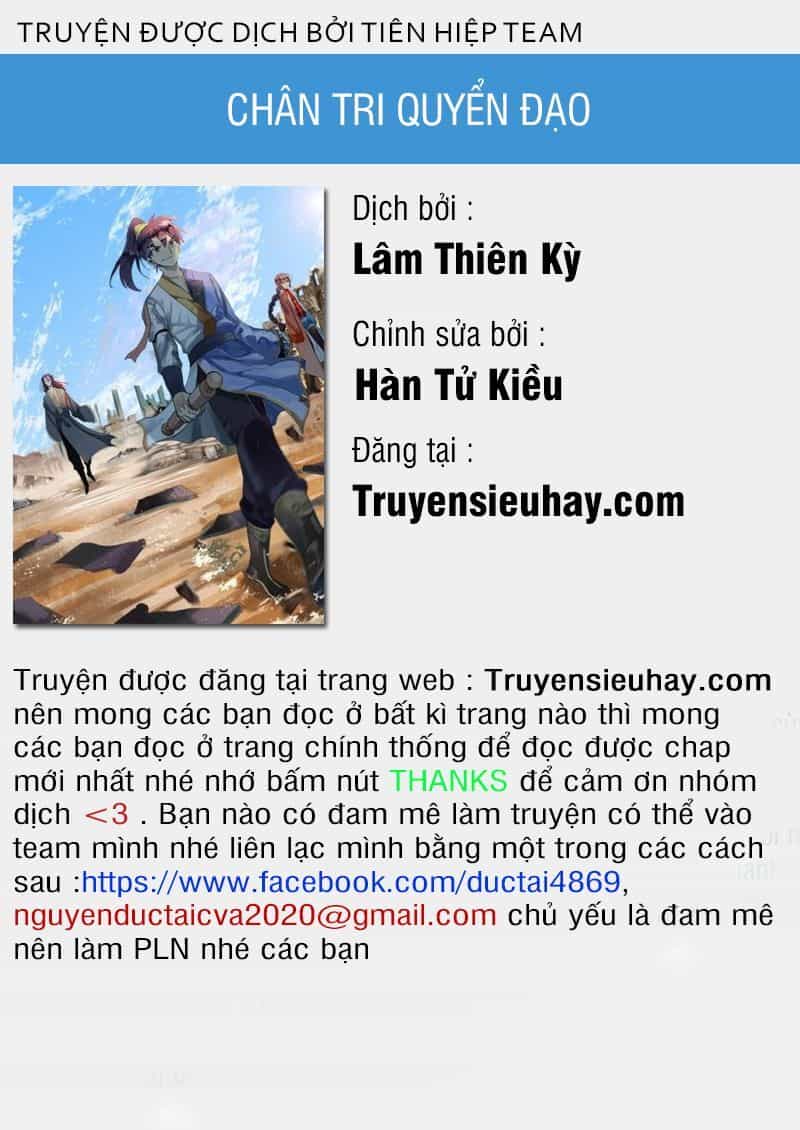 Chân Tri Quyển Đạo - Chương 1 - ảnh 1