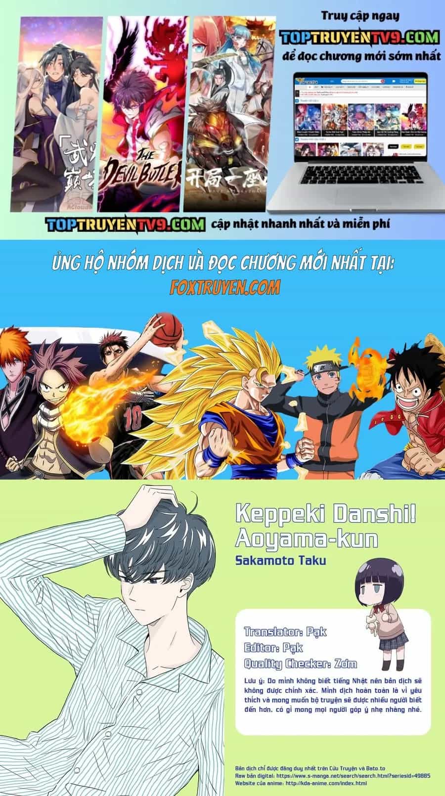 Chàng Trai Sạch Sẽ! Aoyama-Kun - Chương 59 - ảnh 2