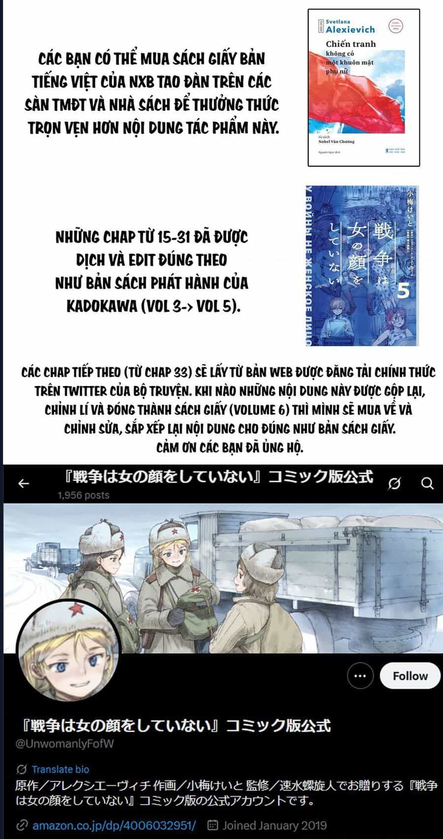 Chiến Tranh Không Có Một Khuôn Mặt Phụ Nữ - Chương 33.2 - ảnh 3