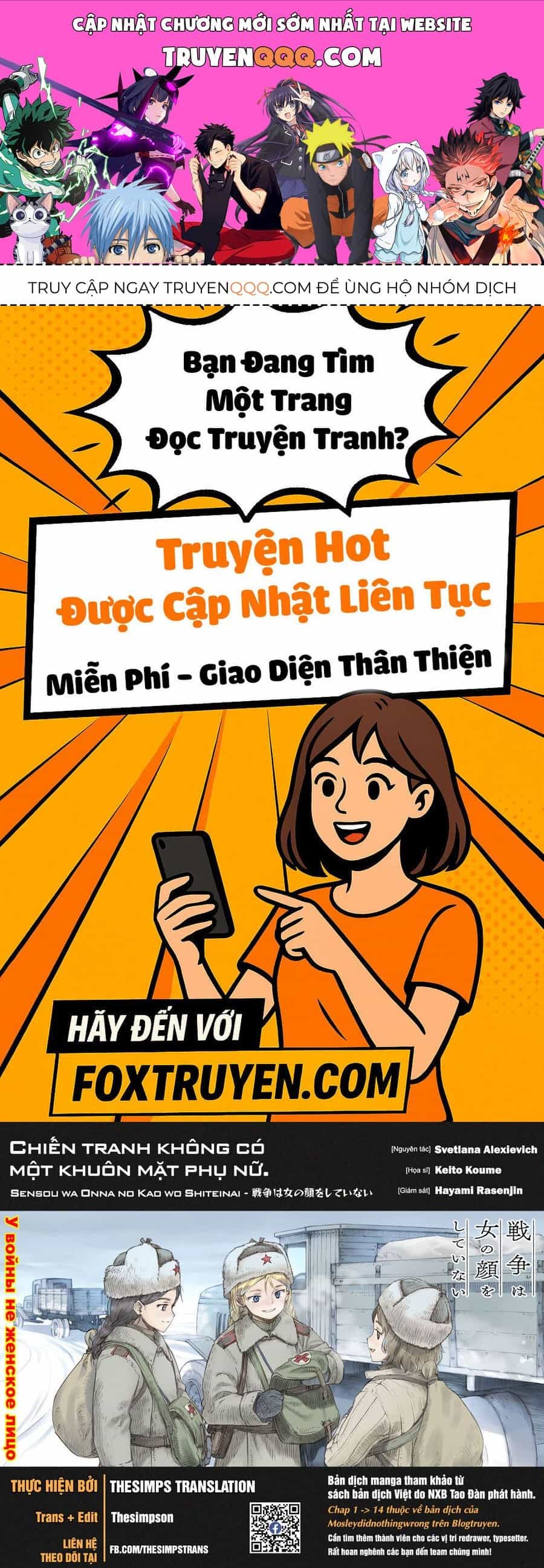 Chiến Tranh Không Có Một Khuôn Mặt Phụ Nữ - Chương 34.2 - ảnh 1