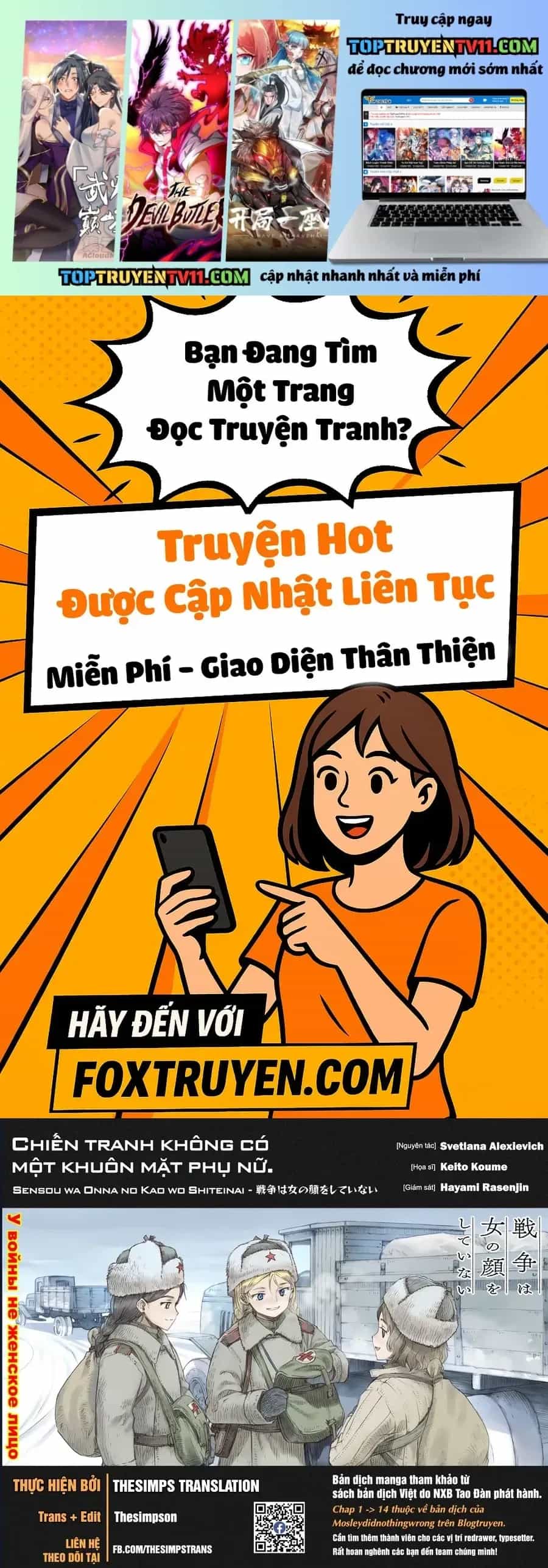 Chiến Tranh Không Có Một Khuôn Mặt Phụ Nữ - Chương 35 - ảnh 2