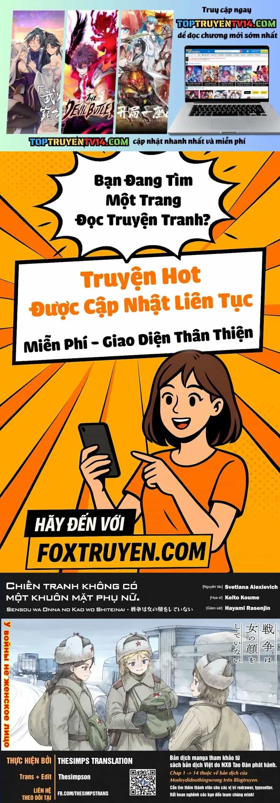 Chiến Tranh Không Có Một Khuôn Mặt Phụ Nữ - Chương 36 - ảnh 2
