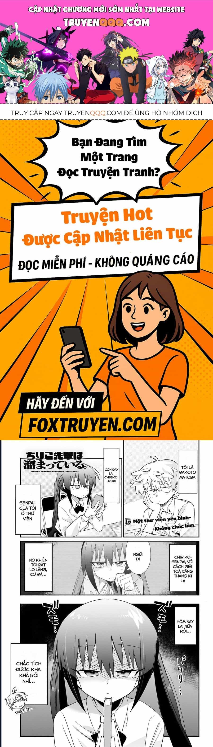 Chiriko Senpai Đang Bị Dồn Nén - Chương 3 - ảnh 1