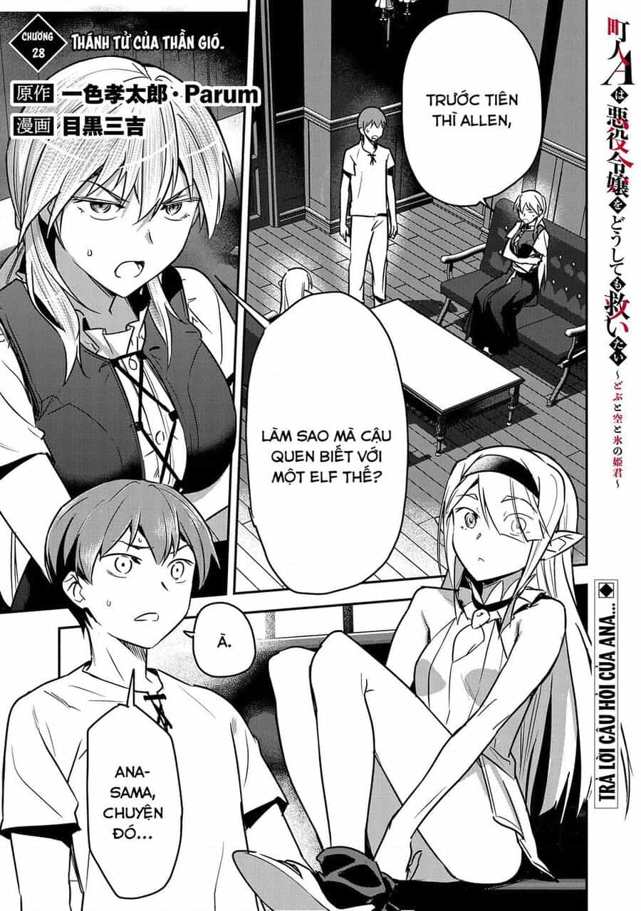 Chounin A Wa Akuyaku Reijou Wo Doushite Mo Sukuitai - Chuong 28 - ảnh 2