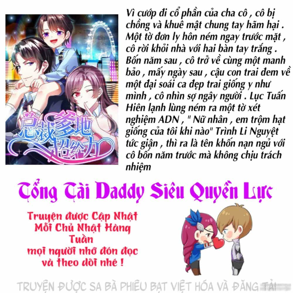 Chủ Tịch Daddy Siêu Cường Lực - Chương 3 - ảnh 1