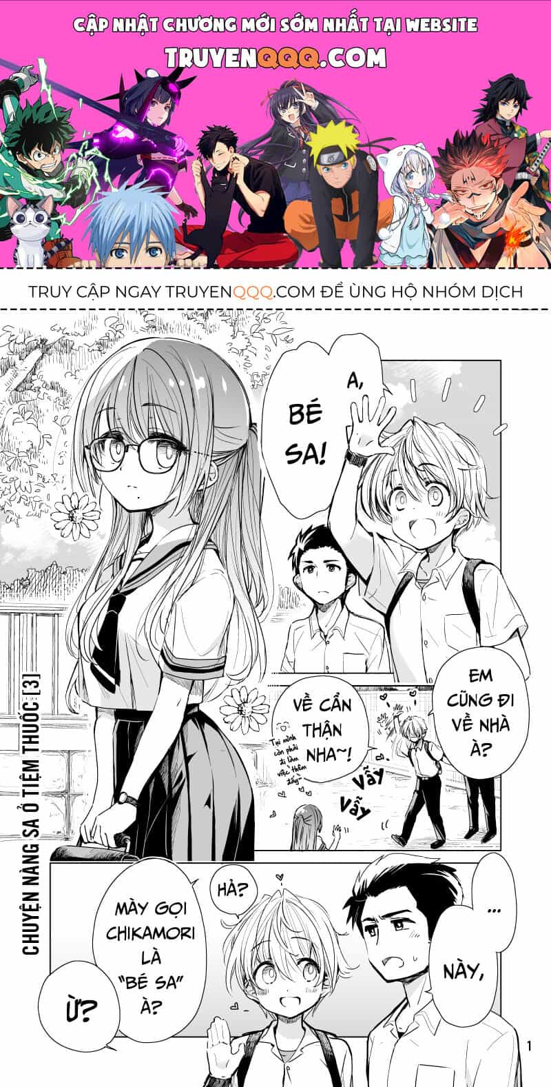 Chuyện Nàng Sa Ở Tiệm Thuốc - Chương 3 - ảnh 1