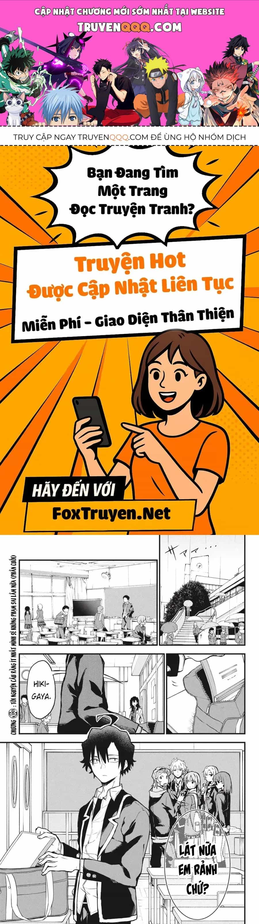 Chuyện Tình Thanh Xuân Bi Hài Của Tôi Quả Nhiên Là Sai Lầm - Chương 103 - ảnh 1