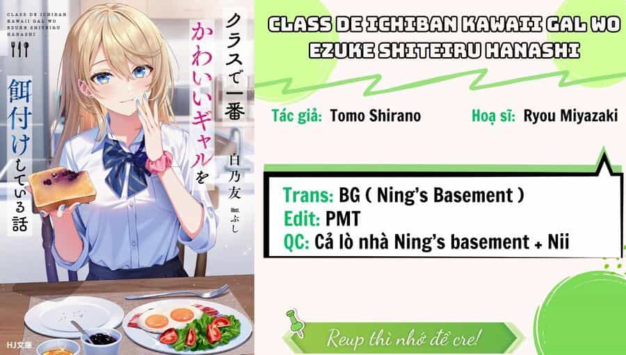 Class De Ichiban Kawaii Gal Wo Ezuke Shiteiru Hanashi - Chương 2 - ảnh 2