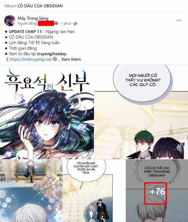 Cô Dâu Của Obsidian - Chương 11.1 - ảnh 1