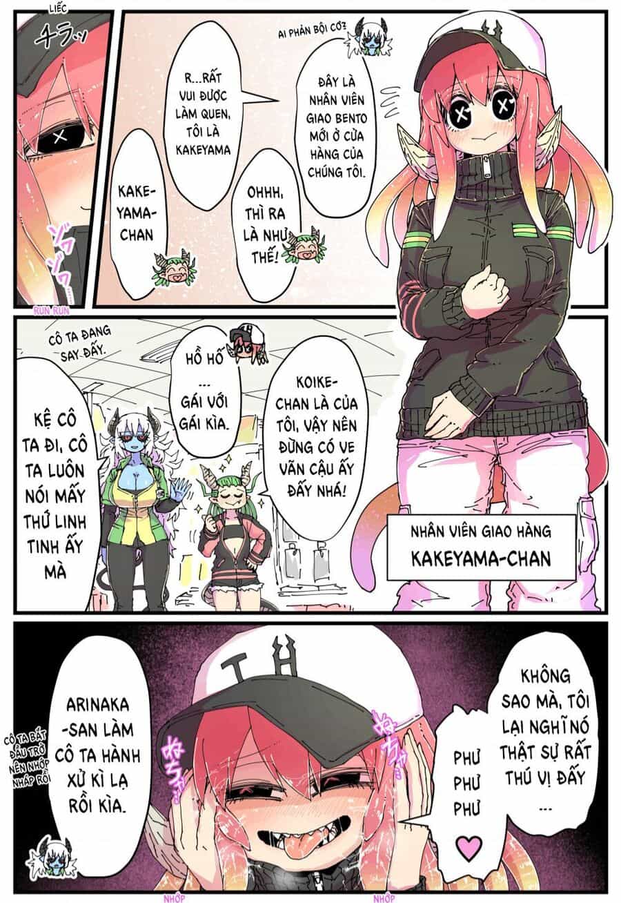Cô Nàng Nhân Viên Da Xanh Ở Cửa Hàng Tiện Lợi Và Bạn Của Cô Ấy - Chuong 11 - ảnh 2