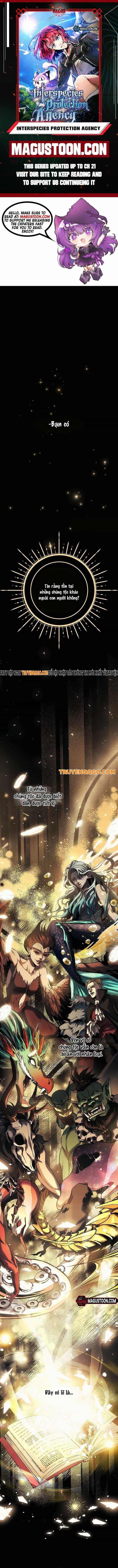 Cục Quản Lí Bảo Vệ Dị Chủng - Chương 1 - ảnh 1