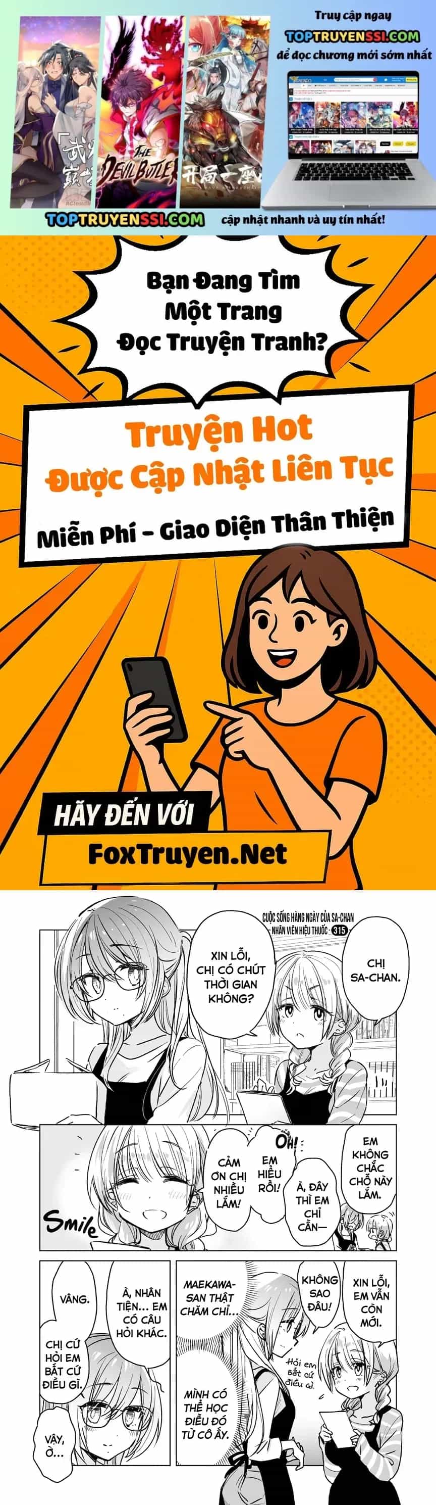 Cuộc Sống Thường Ngày Của Nhân Viên Hiệu Thuốc Sa-Chan - Chương 35 - ảnh 2