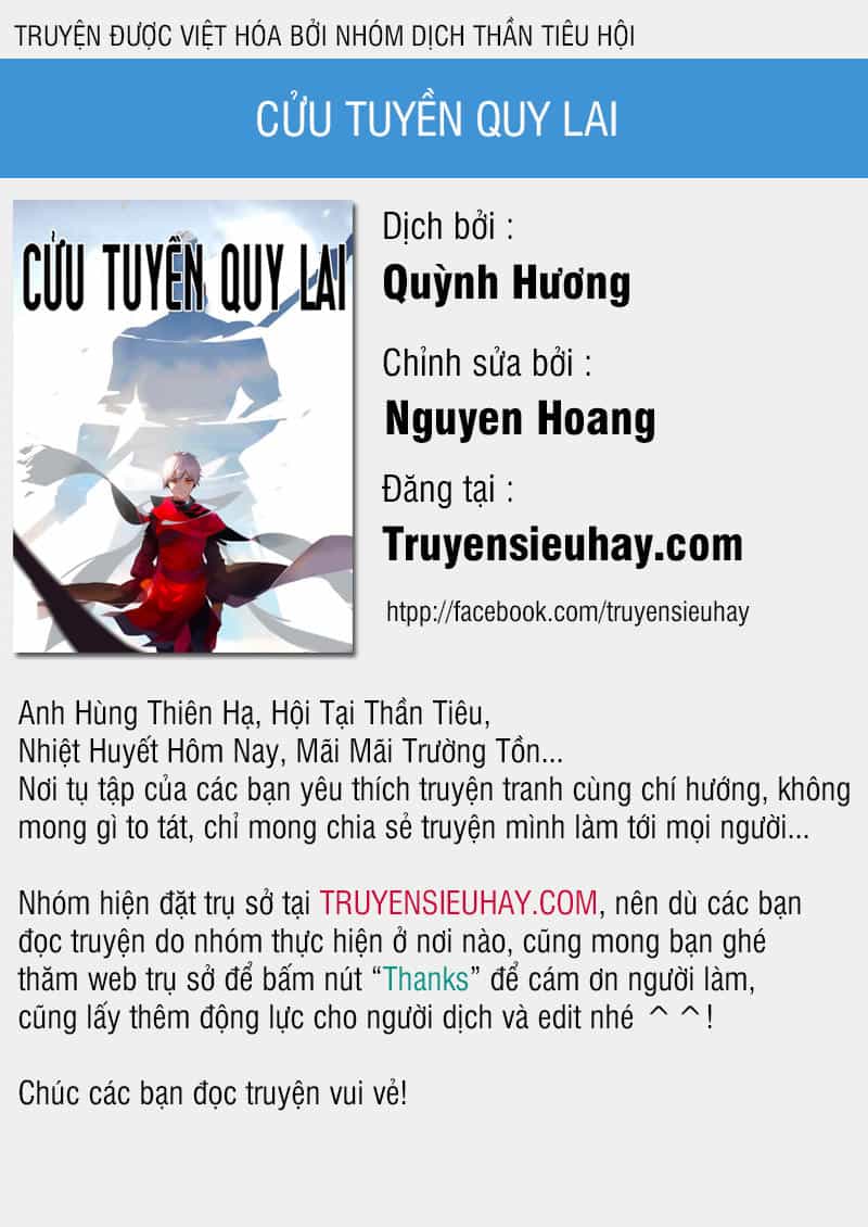 Cửu Tuyền Quy Lai - Chương 4 - ảnh 1
