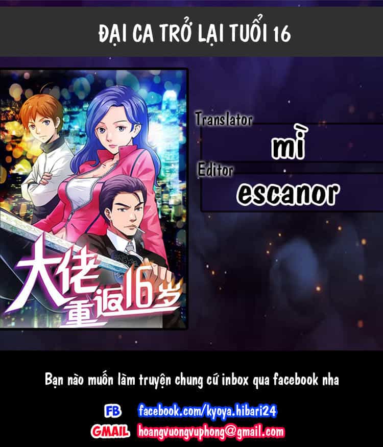 Đai Ca Trở Lại Tuổi 16 - Chương 1 - ảnh 1