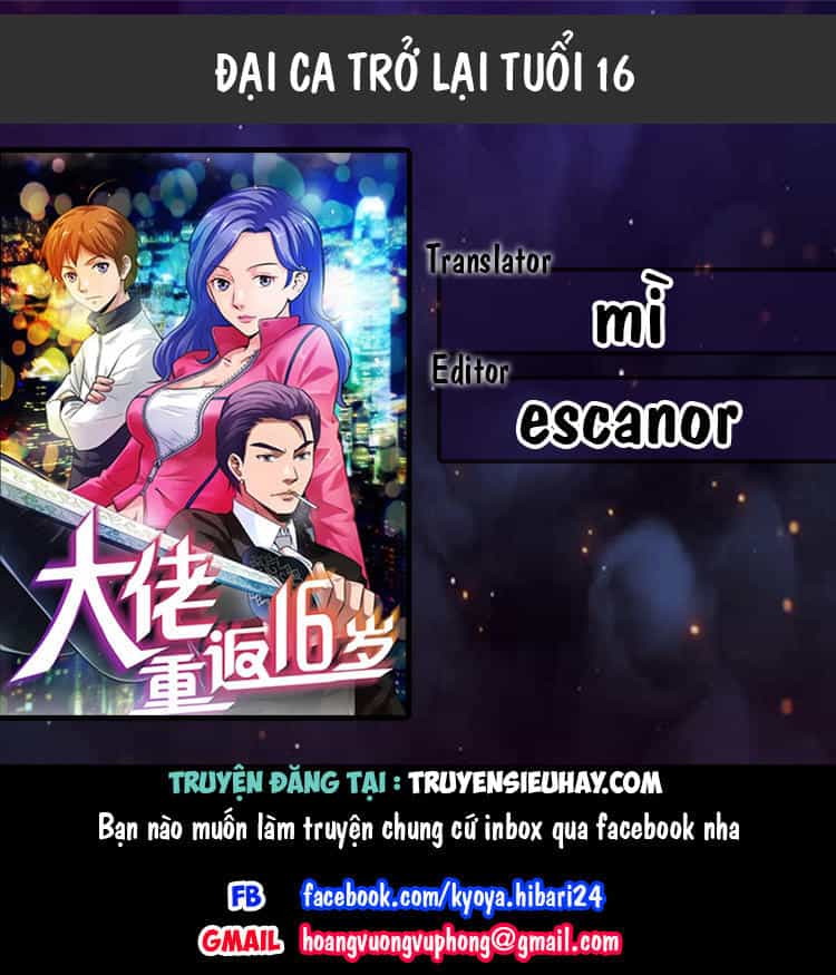 Đai Ca Trở Lại Tuổi 16 - Chương 3 - ảnh 1