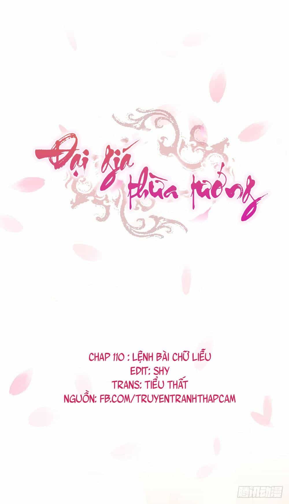 Đại Giá Thừa Tướng - Chương 110 - ảnh 1