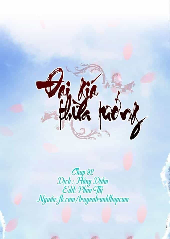 Đại Giá Thừa Tướng - Chương 92 - ảnh 1