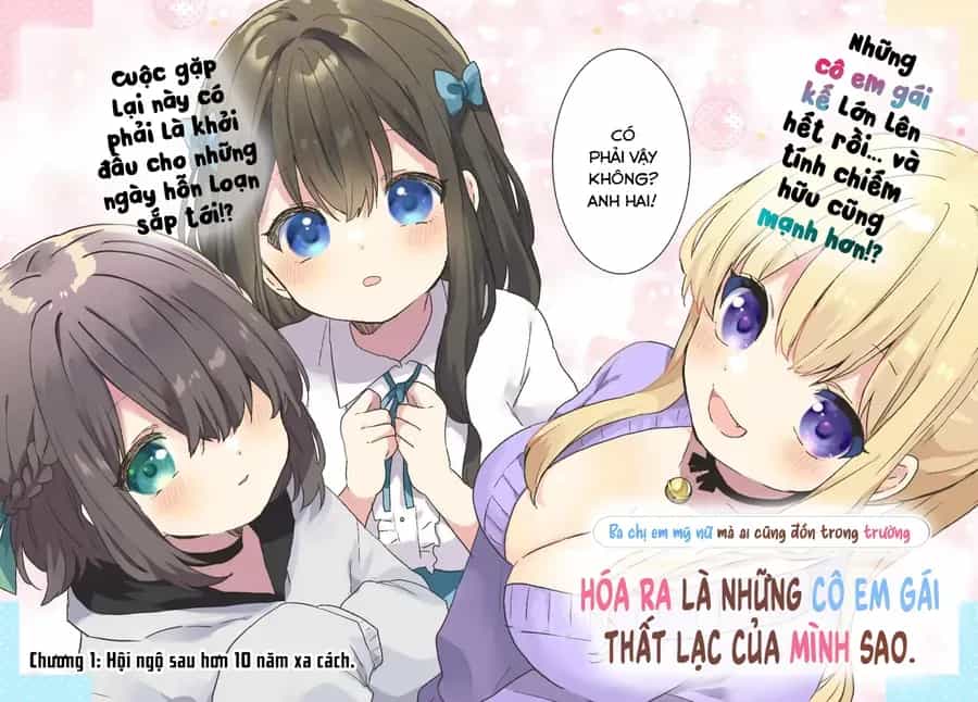 Daigaku Nyuugakuji Kara Uwasa Sareteita Bishoujo San Shimai, Ikiwakareteita Gimai Datta. - Chương 1 - ảnh 2