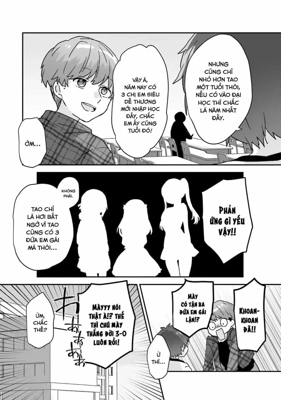 Daigaku Nyuugakuji Kara Uwasa Sareteita Bishoujo San Shimai, Ikiwakareteita Gimai Datta. - Chương 1 - ảnh 6