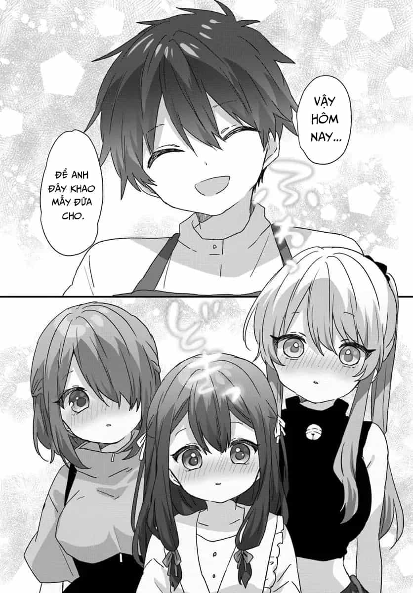 Daigaku Nyuugakuji Kara Uwasa Sareteita Bishoujo San Shimai, Ikiwakareteita Gimai Datta. - Chương 10 - ảnh 12