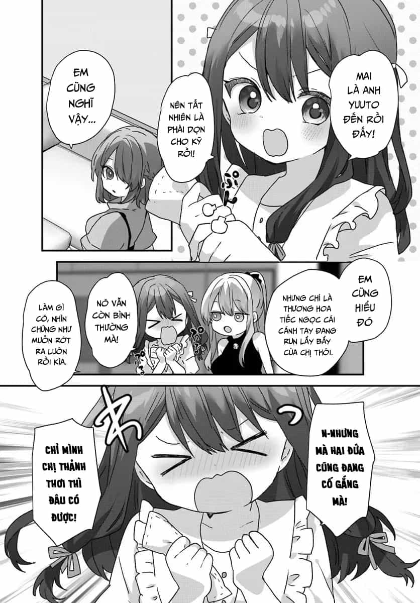 Daigaku Nyuugakuji Kara Uwasa Sareteita Bishoujo San Shimai, Ikiwakareteita Gimai Datta. - Chương 10 - ảnh 2