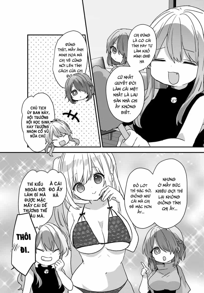 Daigaku Nyuugakuji Kara Uwasa Sareteita Bishoujo San Shimai, Ikiwakareteita Gimai Datta. - Chương 10 - ảnh 4