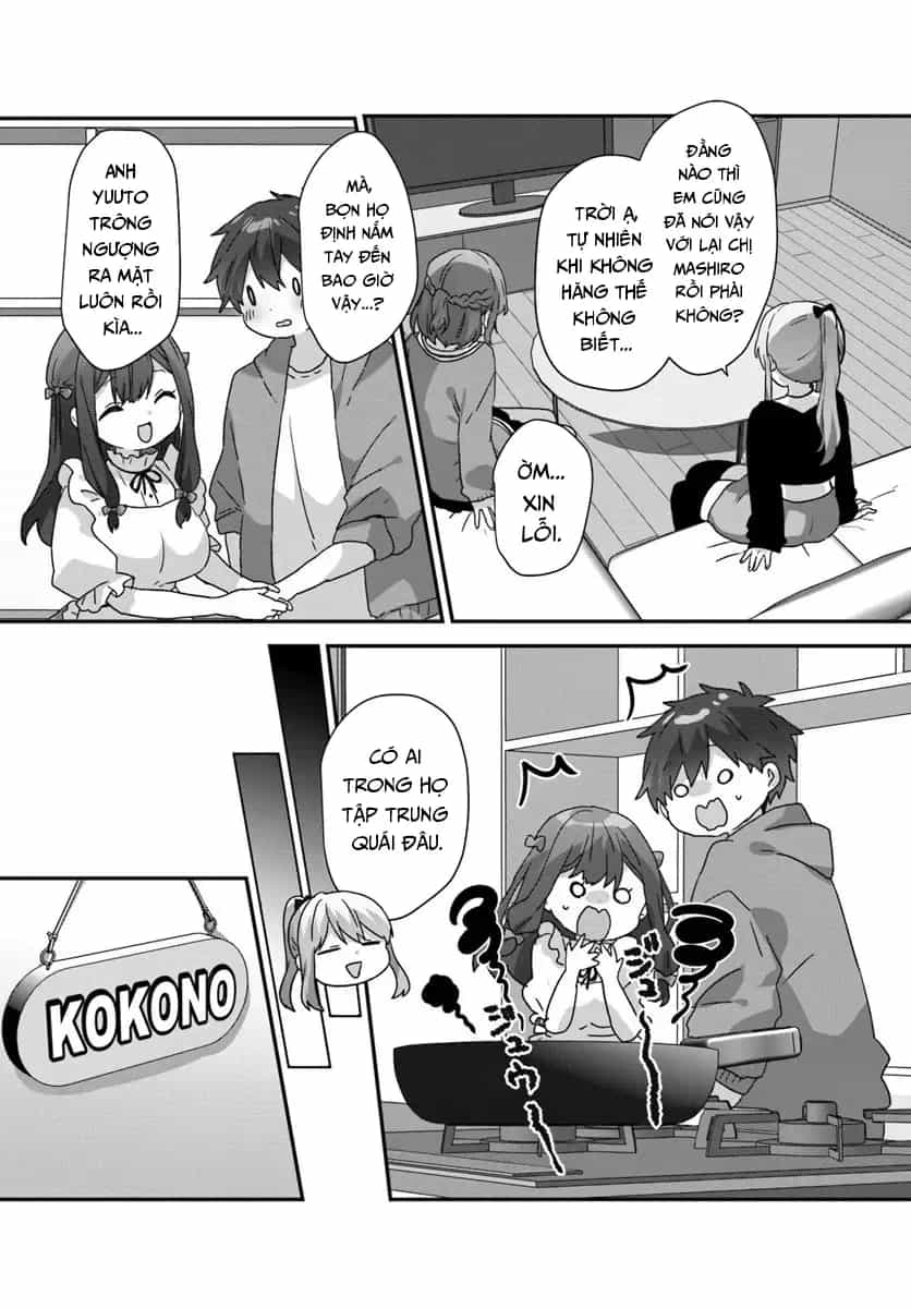 Daigaku Nyuugakuji Kara Uwasa Sareteita Bishoujo San Shimai, Ikiwakareteita Gimai Datta. - Chương 11 - ảnh 12