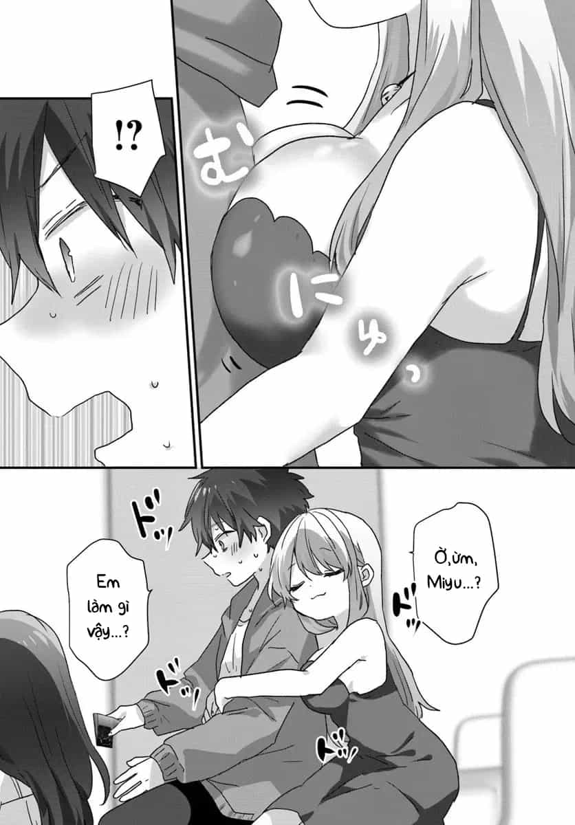 Daigaku Nyuugakuji Kara Uwasa Sareteita Bishoujo San Shimai, Ikiwakareteita Gimai Datta. - Chương 11 - ảnh 24
