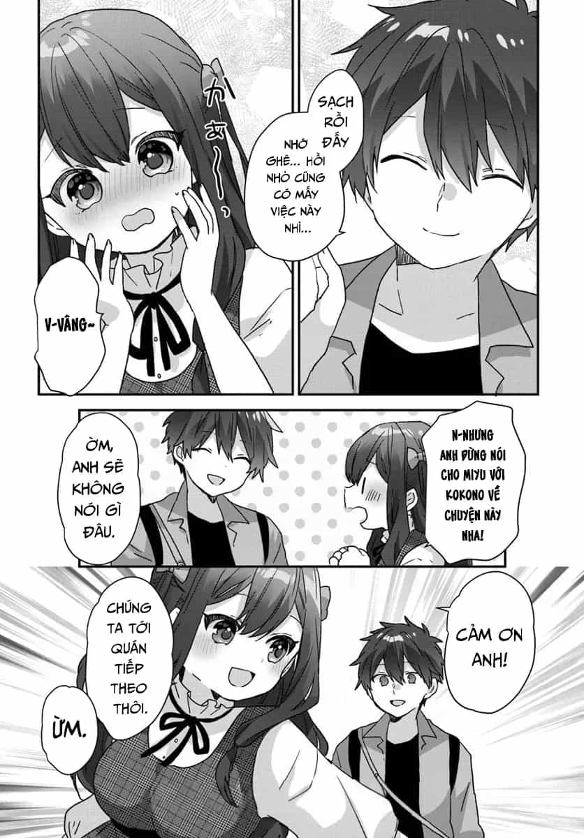 Daigaku Nyuugakuji Kara Uwasa Sareteita Bishoujo San Shimai, Ikiwakareteita Gimai Datta. - Chương 4 - ảnh 10
