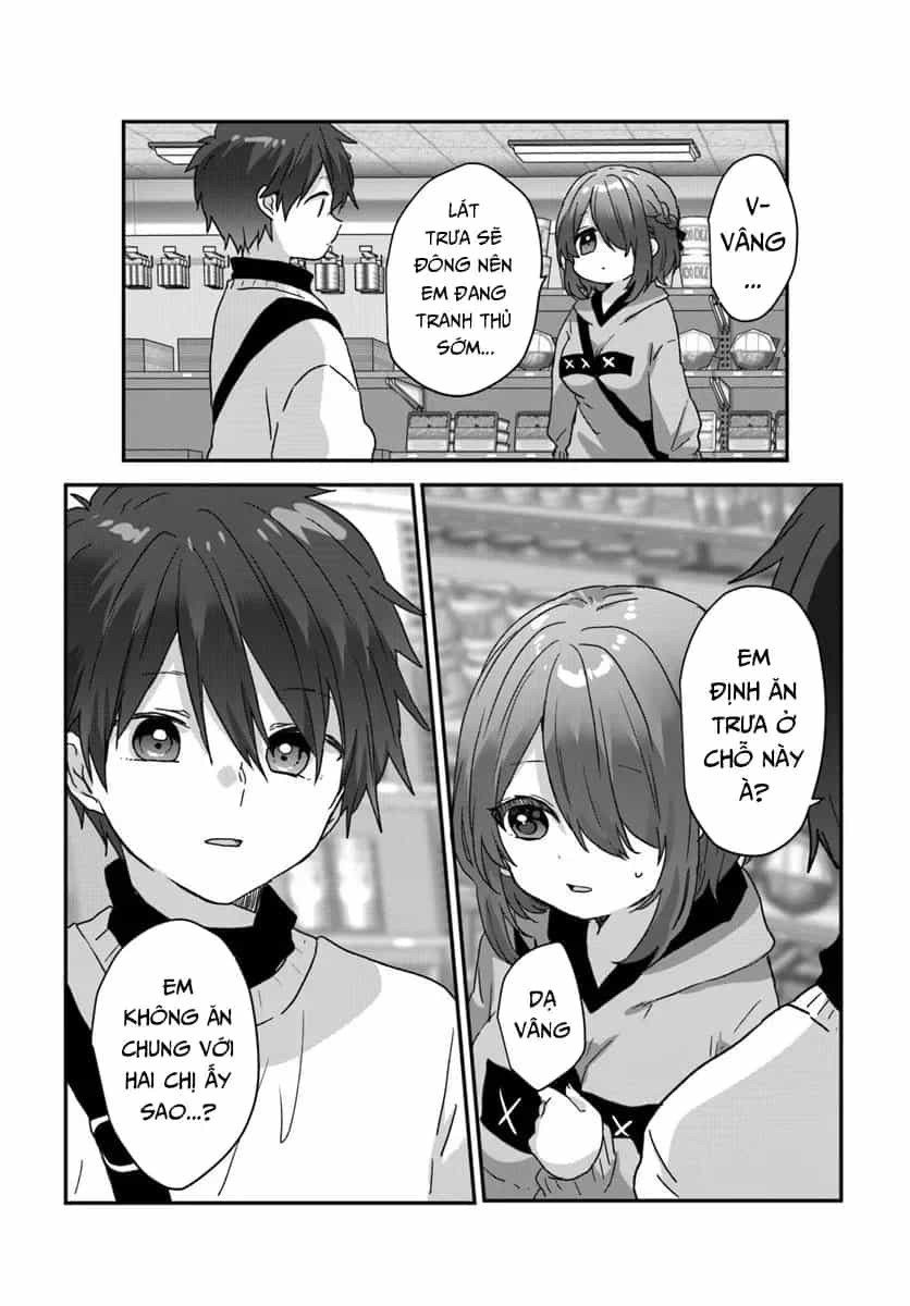Daigaku Nyuugakuji Kara Uwasa Sareteita Bishoujo San Shimai, Ikiwakareteita Gimai Datta. - Chương 6 - ảnh 6
