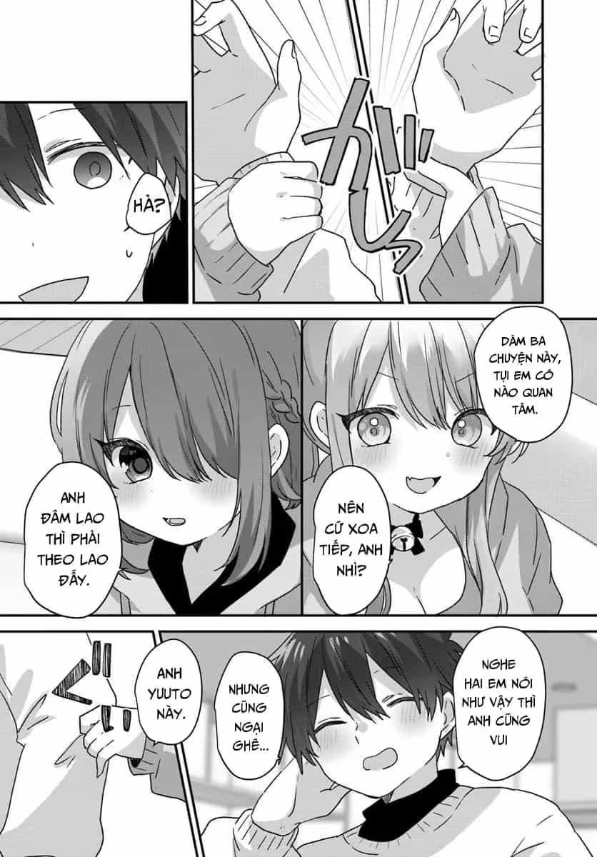 Daigaku Nyuugakuji Kara Uwasa Sareteita Bishoujo San Shimai, Ikiwakareteita Gimai Datta. - Chương 7 - ảnh 22