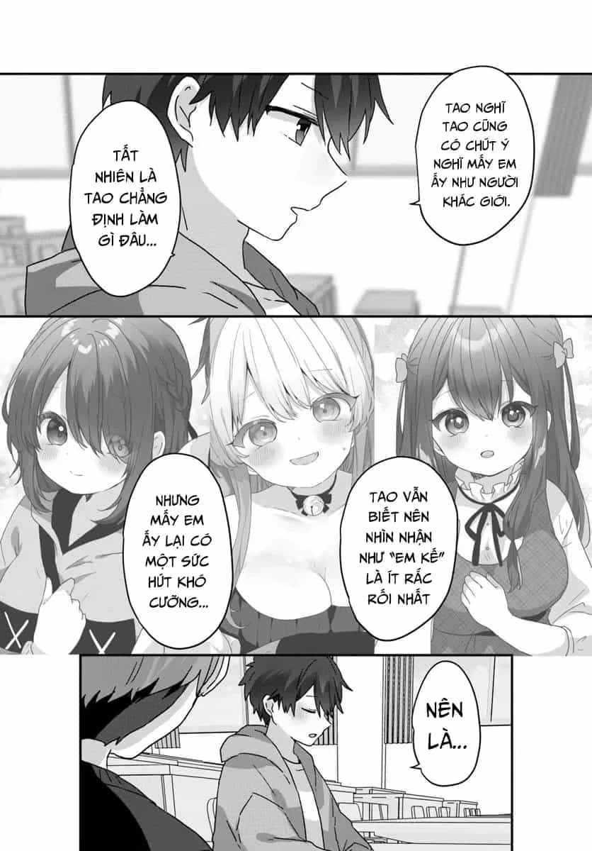 Daigaku Nyuugakuji Kara Uwasa Sareteita Bishoujo San Shimai, Ikiwakareteita Gimai Datta. - Chương 8 - ảnh 9