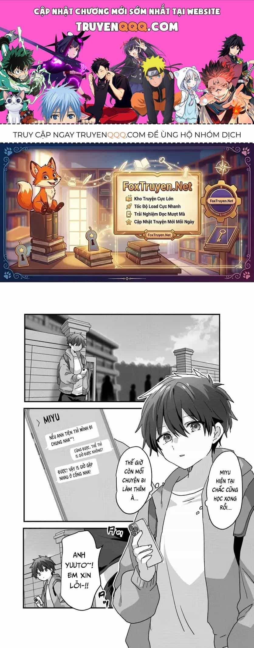 Daigaku Nyuugakuji Kara Uwasa Sareteita Bishoujo San Shimai, Ikiwakareteita Gimai Datta. - Chương 9 - ảnh 1