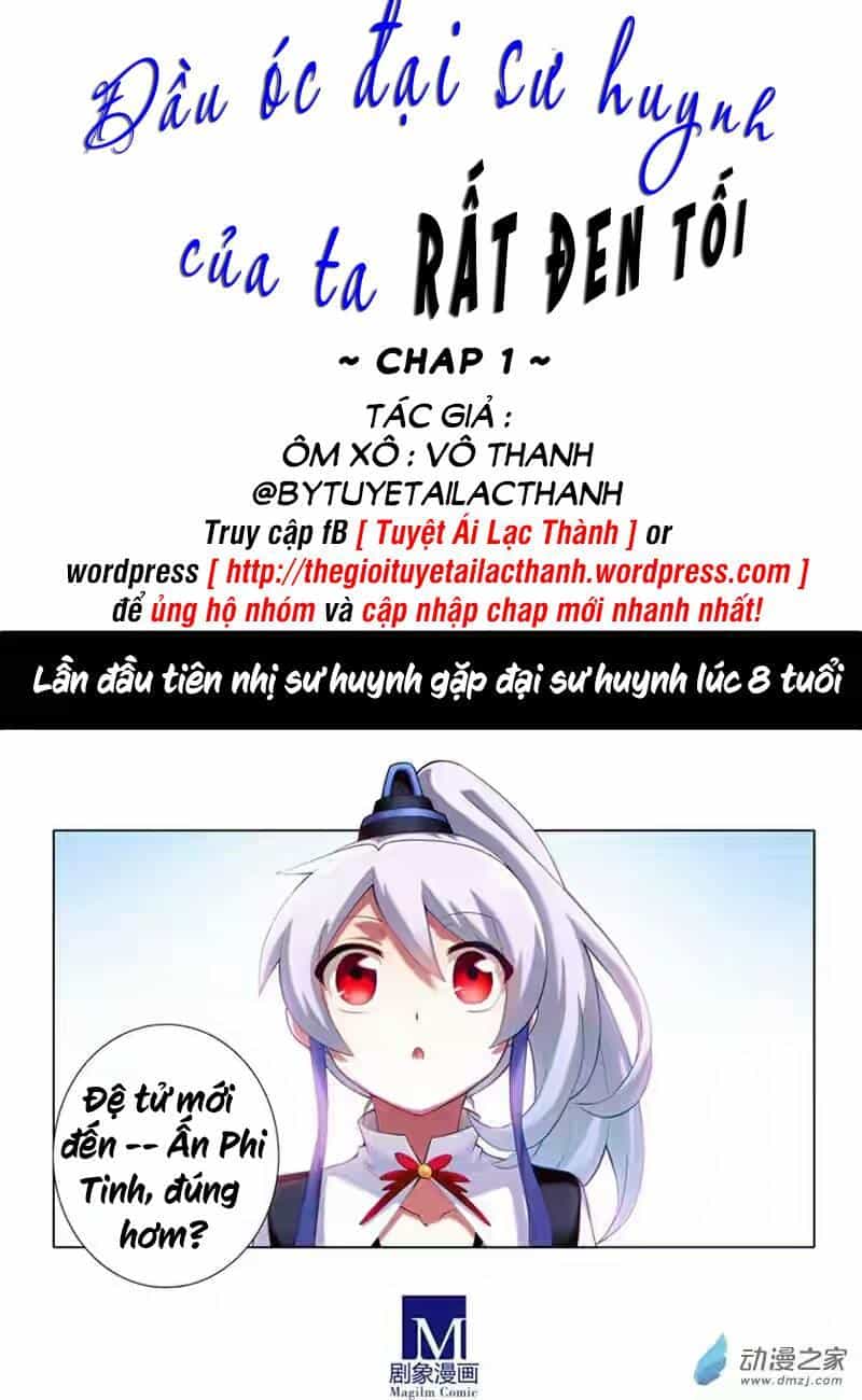 Đầu Óc Đại Sư Huynh Của Ta Rất Đen Tối - Chương 1 - ảnh 2