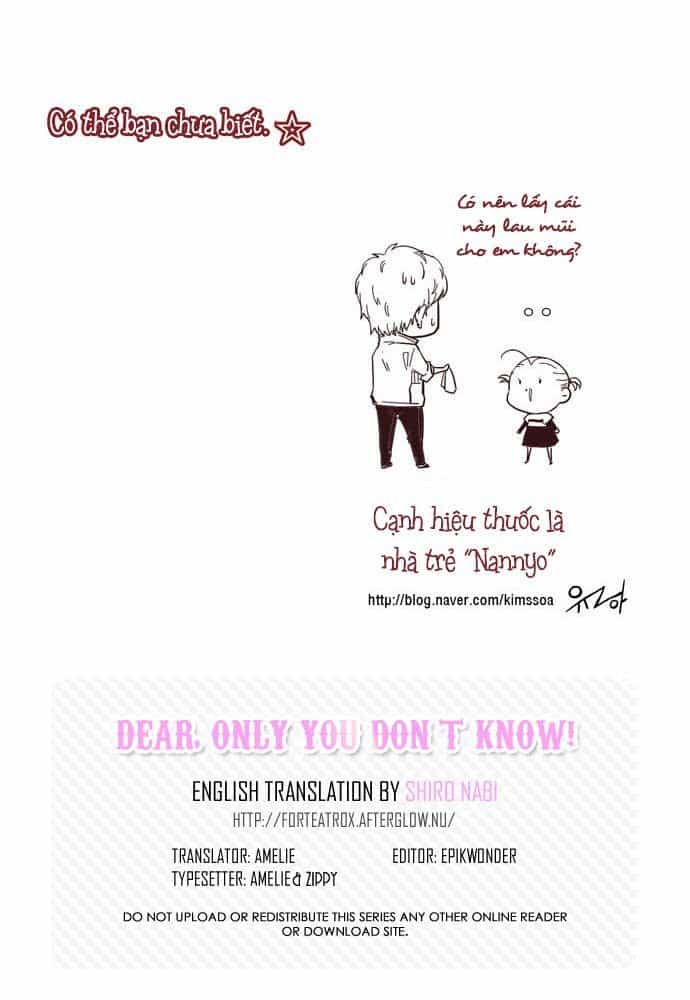 Dear, Only You Don’t Know! - Chương 3 - ảnh 15