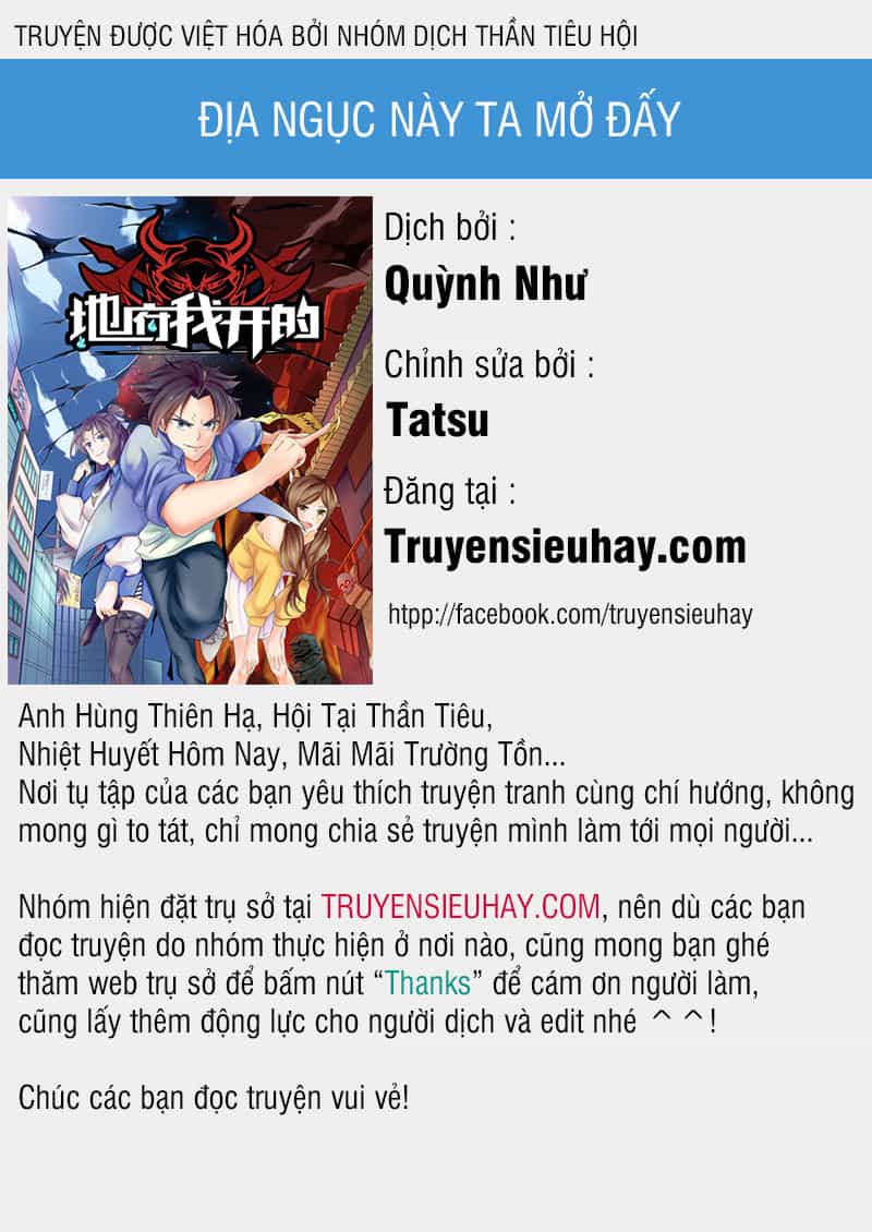 Địa Ngục Này Ta Mở Ra Đấy - Chương 21 - ảnh 1