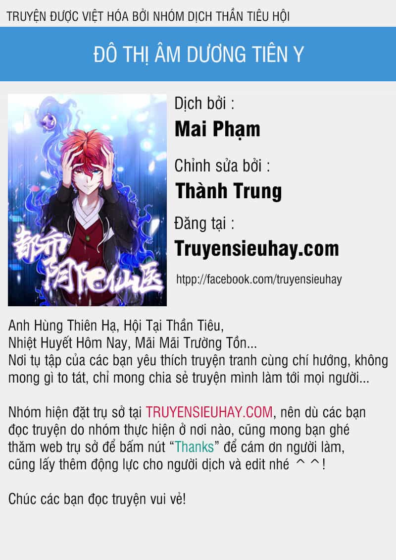 Đô Thị Âm Dương Tiên Y - Chương 21 - ảnh 1