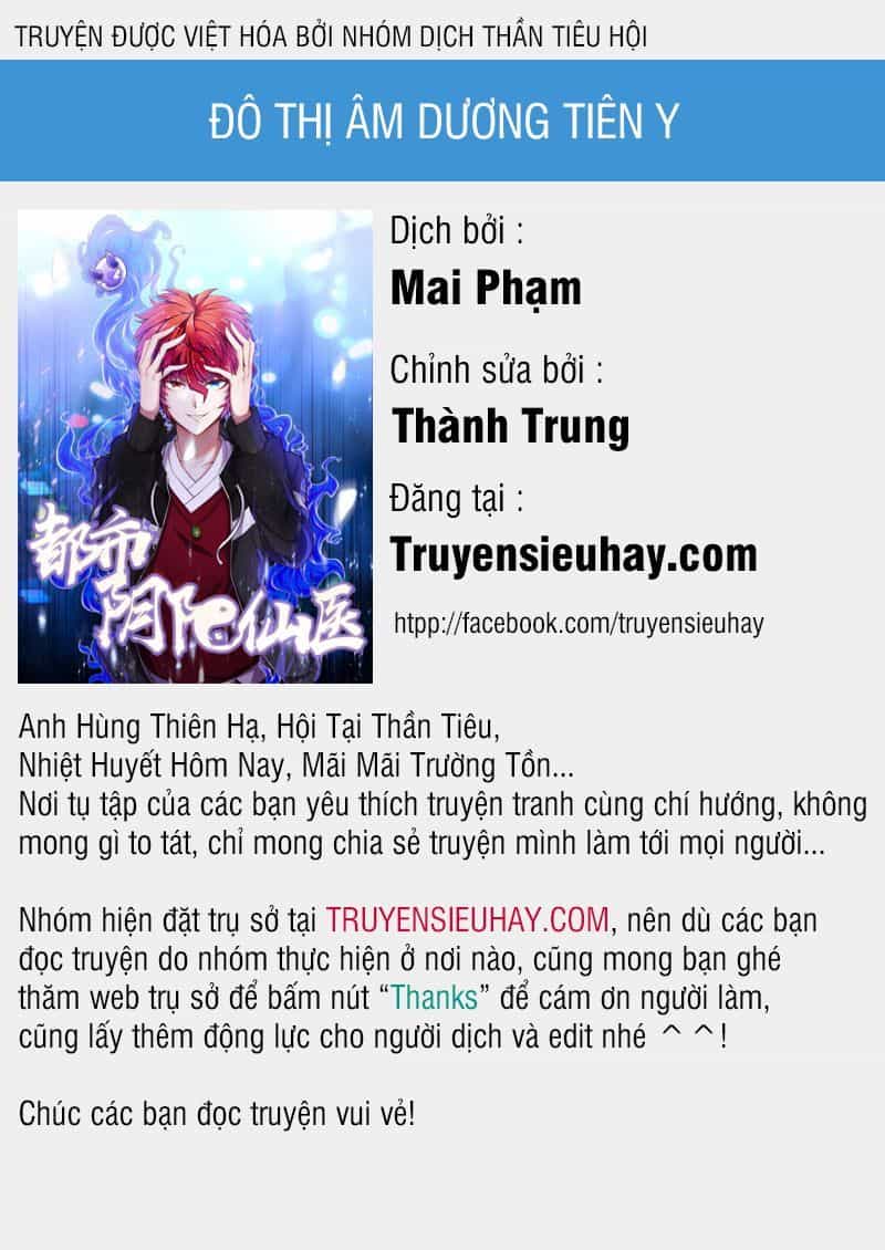 Đô Thị Âm Dương Tiên Y - Chương 22 - ảnh 1